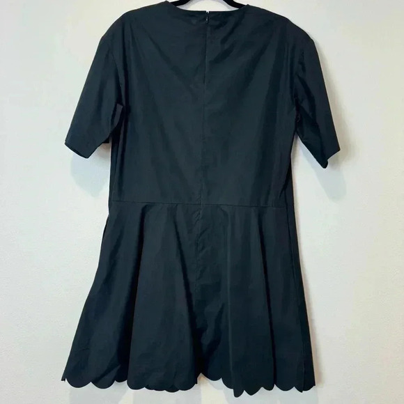 See by Chloe Minimalist Scallop Hem Shift Dress Modern Chic Casual 40 US 8 - Picture 2 of 6